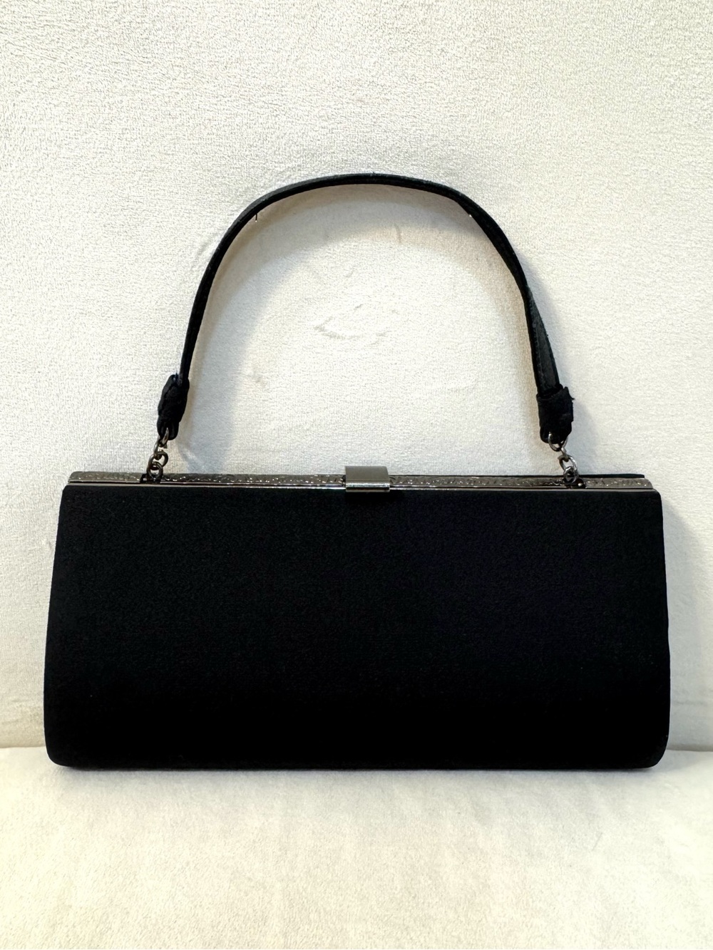 Vintage Style Frame Clutch Kiss Lock Mini Bag Top Handle Evening